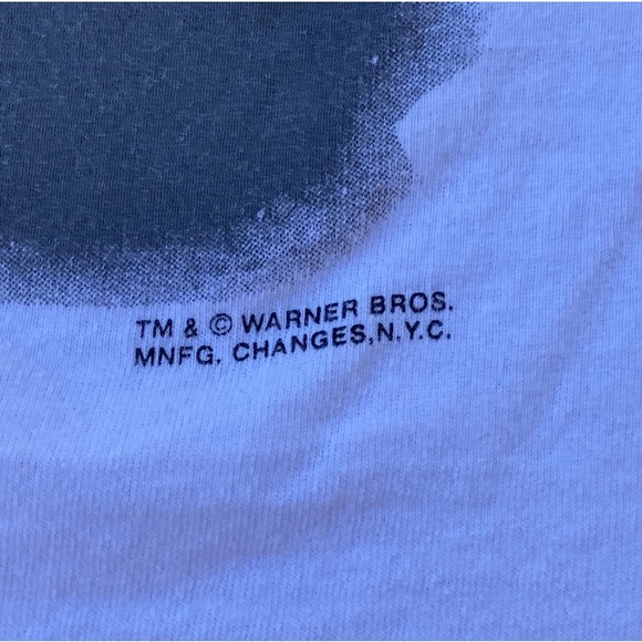 TAZ Looney Tunes Mailman 1990’s 2 sided single stitch T shirt Vintage - Picture 8 of 15